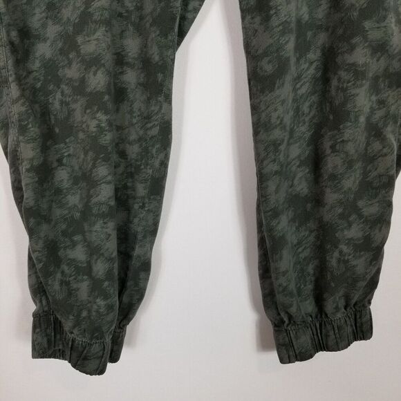Orvis Women Plus  Tencel Jogger Pants Sz 2XL Green Printed Drawstring Casual - Picture 3 of 7